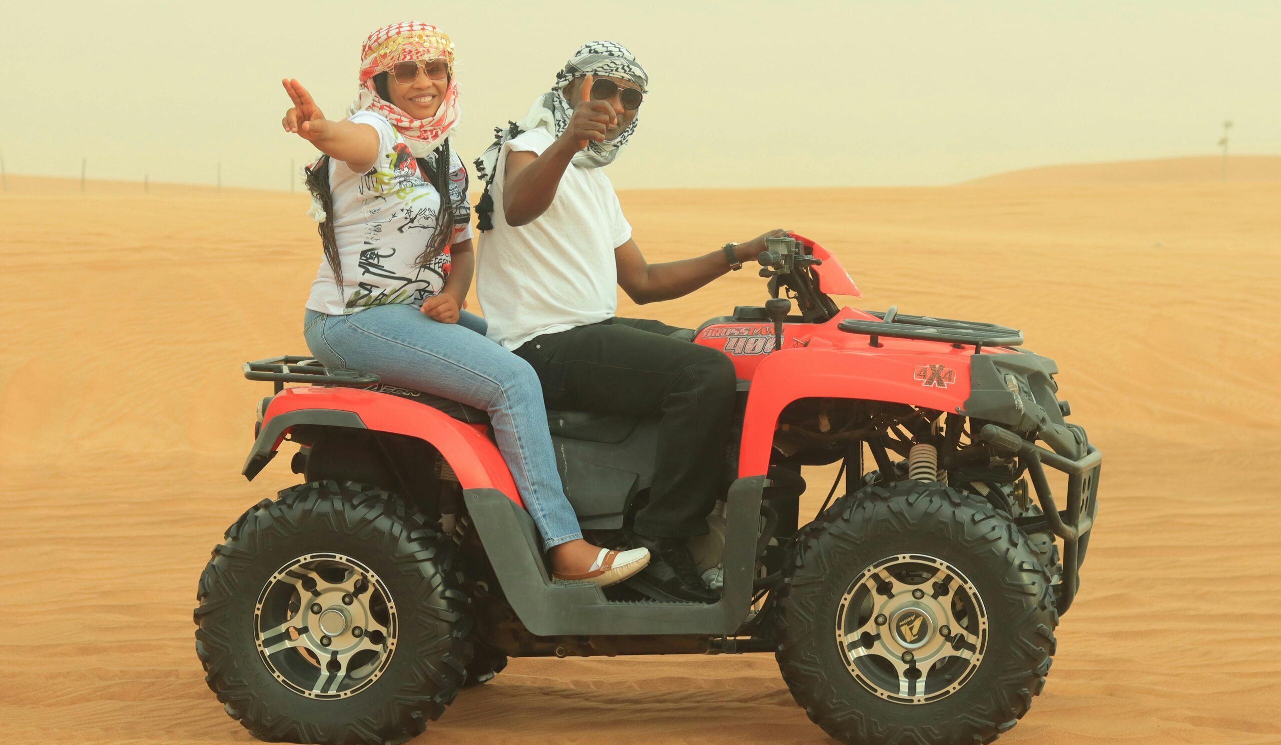 Evening desert safari Dubai with Quad bike two seater